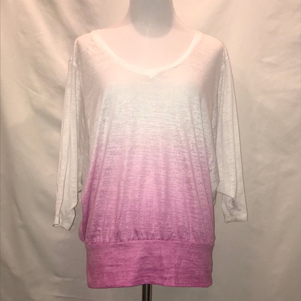 "Ideology" Dolmen-Sleeve Long Blouse
